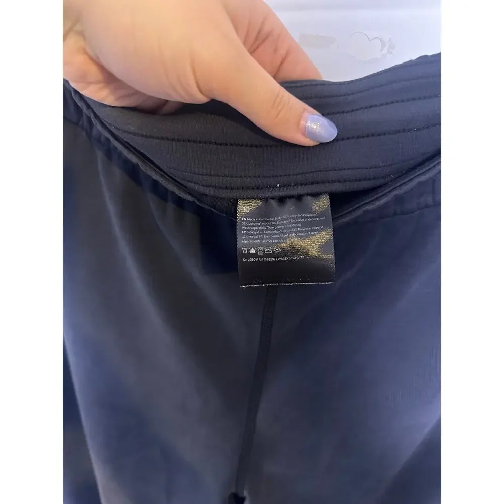 Lululemon Softstreme High-Rise Straight Leg Crop, Black, Size 10